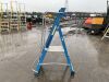 UNRESERVED 2017 Lyte 2 Rung Blue 1.6m 150KG Ladder - 2