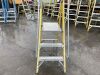 UNRESERVED 2 Rung Yellow Fiberglass 1.79m 150KG Ladder - 6