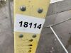 UNRESERVED 2 Rung Yellow Fiberglass 1.79m 150KG Ladder - 7