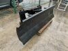 UNRESERVED Unused 4 Way 2.2m Hydraulic Dozer Blade to Suit Skidsteer or Loader - 2