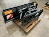 UNRESERVED Unused 4 Way 2.2m Hydraulic Dozer Blade to Suit Skidsteer or Loader - 5