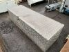 UNRESERVED Truck Mounted Chequer Plated Job Box