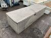 UNRESERVED Truck Mounted Chequer Plated Job Box - 3