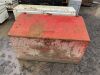 UNRESERVED Red Truck Mounted Job Box - 2