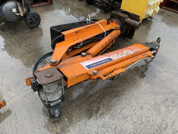 UNRESERVED Penny Hydraulics FV500 Swing Lift Crane c/w Wire & Hook