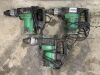 UNRESERVED 3x Hitachi Hammer Drills - 2