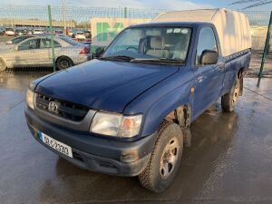 UNRESERVED 2002 Toyota Hilux D4D 2 Door Pick Up