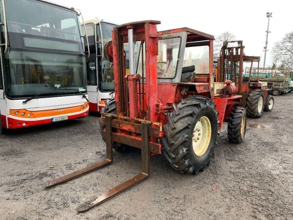 1980 Manitou/Braud Faucheux MB25FP Rough Terrain Diesel Forklift