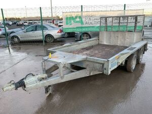 UNRESERVED Ifor Williams GX106 Twin Axle Plant Trailer