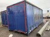 Foster Blue 28ft x 8ft Curtinsider Body - 3