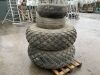 UNRESERVED Complete Set Of Grass Tyres - 4