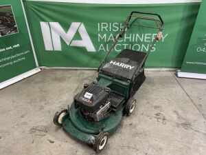 Green Harry Petrol Self Drive Mower c/w Grassbag