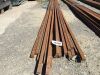 Quantity of Approx 20ft Lenghts of Metal Cube Rods