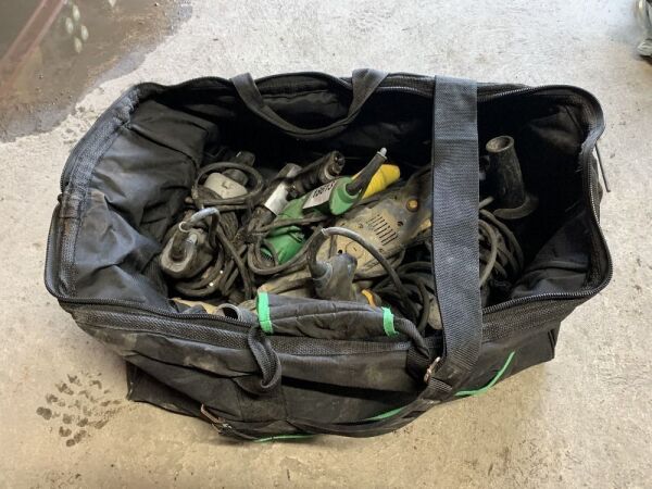 Hitachi Bag c/w Various Tools