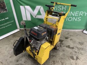 UNRESERVED 2019 Pacini Petrol Road Saw c/w Loncin Engine & Water Tank