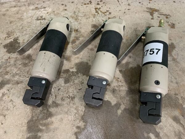 3 x Pneumatic Crimper Tools