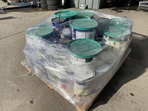 Pallet Of Interior & Exterior Paint & High Gloss Paint