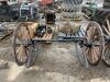 UNRESERVED 4x Carriage Wheels, 2x Axles & 4 Springs - 3