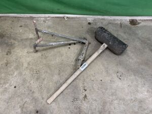 UNRESERVED Rubber Hammer & Brick Lifter