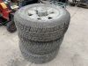 3x Maxxis 235/70/16 Tyres