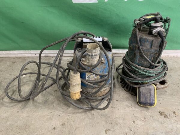 UNRESERVED 2 x 110v Submersible Pumps