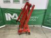 UNRESERVED Red Foldable 2T Engine Crane - 2