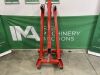 UNRESERVED Red Foldable 2T Engine Crane - 3