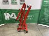 UNRESERVED Red Foldable 2T Engine Crane - 2