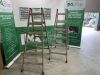 UNRESERVED 2x 6 Rung Wooden Ladders - 2