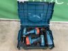 2 x Makita 14.4V Drills In Case