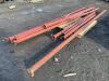 UNRESERVED Assortment Of Cattle Feed Rails c/w Brackets