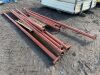 UNRESERVED Assortment Of Cattle Feed Rails c/w Brackets - 2