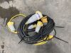 UNRESERVED 3x 110v Extension Leads