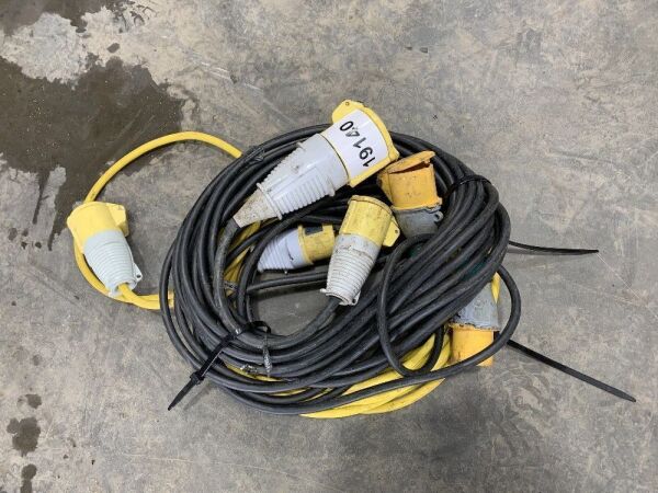 UNRESERVED 3x 110v Extension Leads