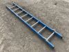 UNRESERVED Blue 8 Step Fiberglass Ladder