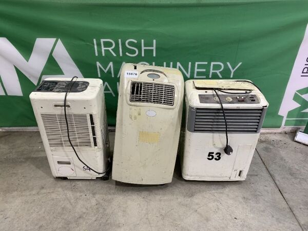 UNRESERVED 3 x 230v Portable Air Conditioners