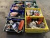 UNRESERVED 8x Crates of Husqvarna Chainsaw/Strimmer Unused Parts