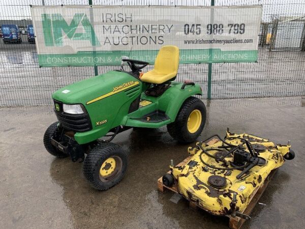 UNRESERVED 2004 John Deere X595 4x4 Diesel Ride on Lawn Mower