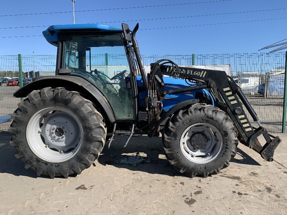 UNRESERVED 2007 Landini Powerfarm 75 4WD Tractor c/w Rosmore FL60