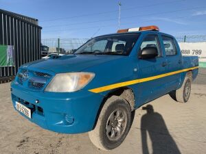 UNRESERVED 2008 Toyota Hilux RC D4D DLX DC Double Cab Pick Up 