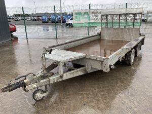 2007 Ifor Williams GX126 Double Axle 3500KG Plant Trailer