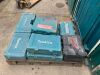 UNRESERVED Pallet of Drill Cases to Include: Makita, Bosch & Milwaukee - 4