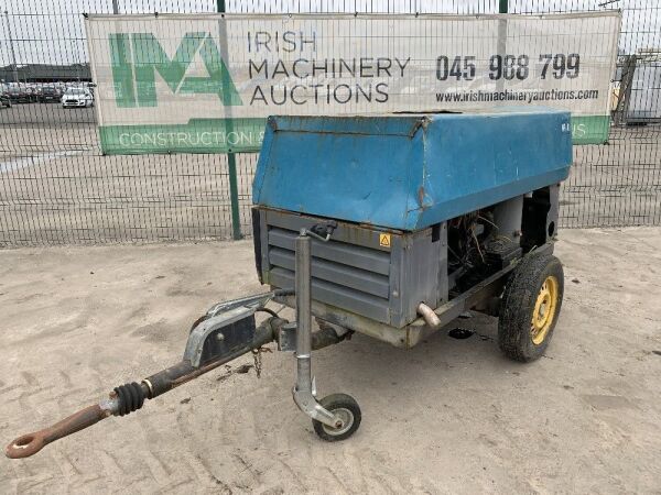 UNRESERVED Atlas Copco XAS47D0 Fast Tow Diesel Compressor