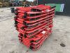 Approx 22x Red Pedestrian Barriers - 2