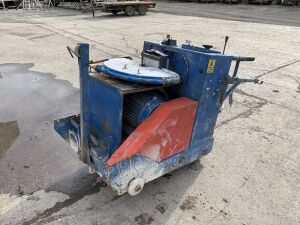 Blue Electric 3 Phase Road Saw