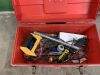 UNRESERVED Red Tuffbox c/w Contents (T6) - 2