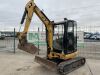 UNRESERVED 2015 Caterpillar 302.7DCR 2.8T Excavator  - 2