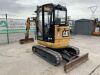 UNRESERVED 2015 Caterpillar 302.7DCR 2.8T Excavator  - 11