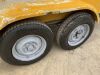 UNRESERVED Indespension Double Axle Yellow Box Trailer - 16