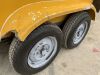 UNRESERVED Indespension Double Axle Yellow Box Trailer - 17